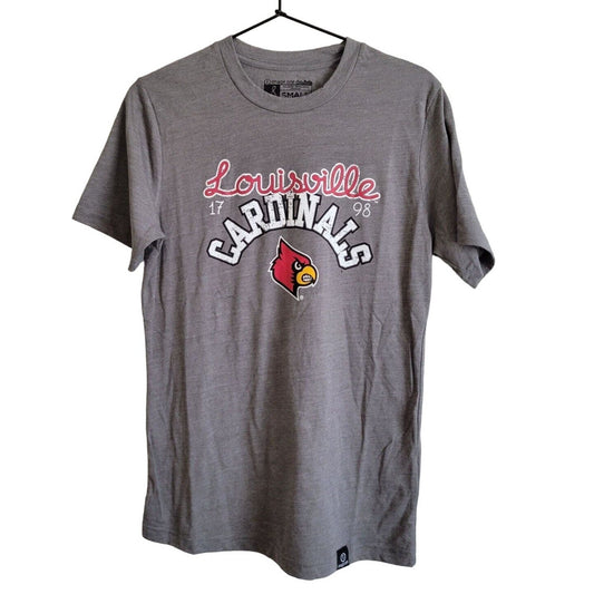 Image One For Her Womens Sz S Louisville Cardinals Short Sleeve T Shirt NEW