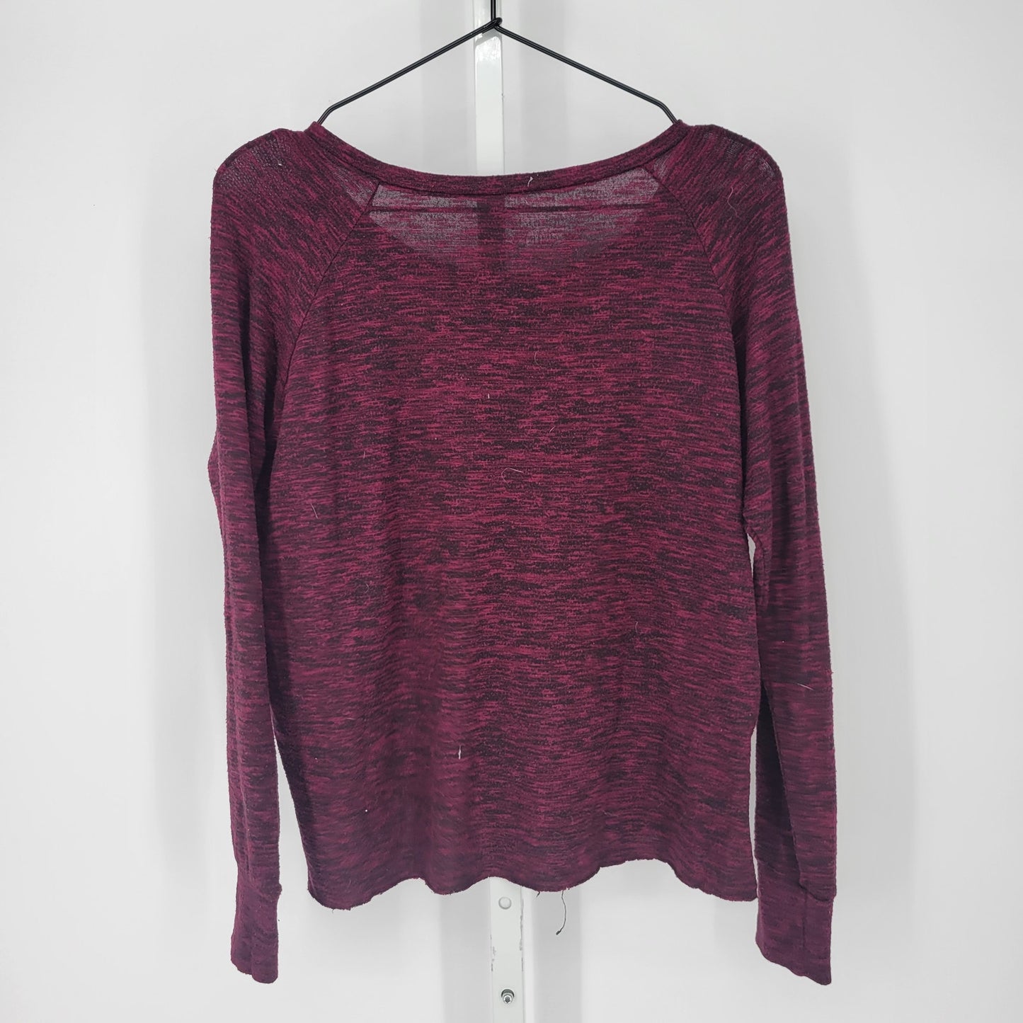 American Eagle Womens Sz XS Soft & Sexy Long Sleeve T Shirt Purple Red