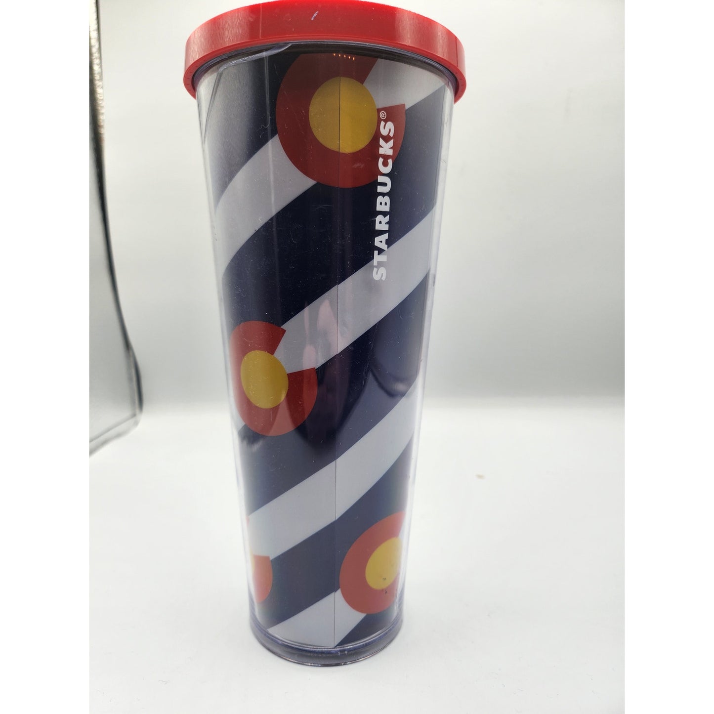 Starbucks | Colorado State Flag | Insulated Tumbler - Plastic 24oz