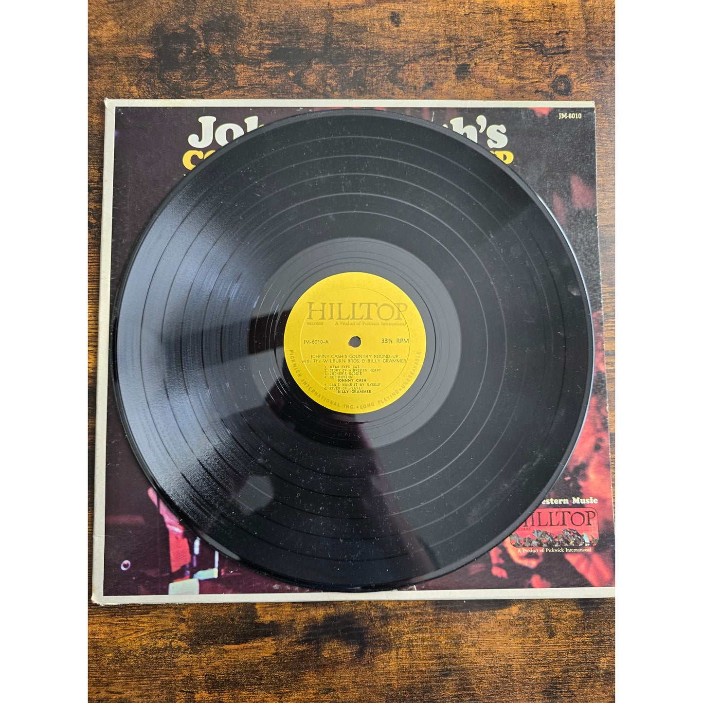Johnny Cash's Country Round Up w/ Wilburn Bros and Billy Grammer JM-6010