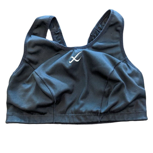 CW-X Womens Sz S Compression Sports Bra Black Racerback