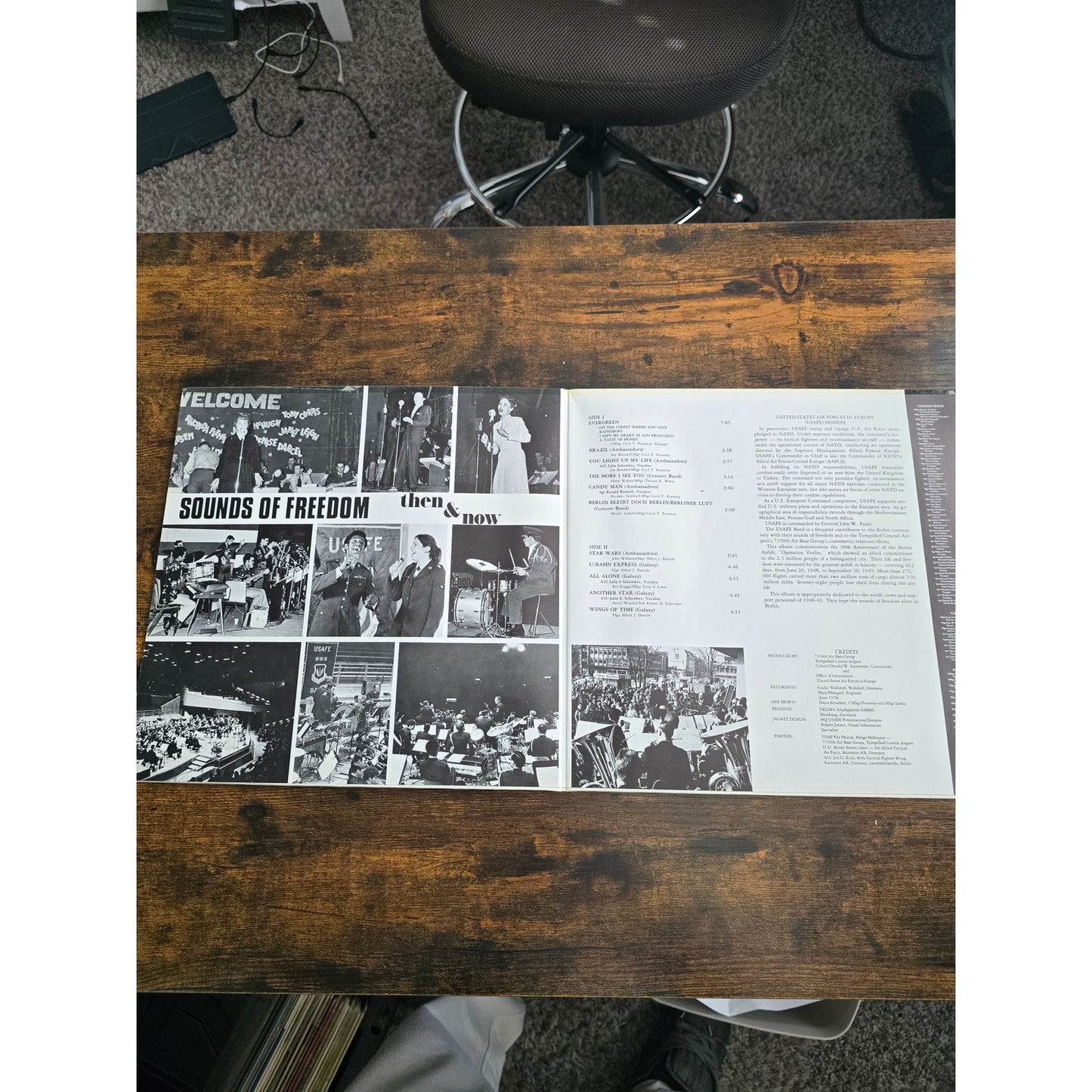 Sounds of Freedom The United States Air Forces in Europe Band Gema 66.21 698-01