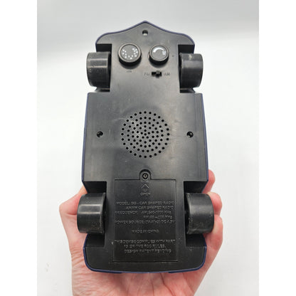 Vintage Navy Blue Car Shaped - AM/FM Radio Transistor Novelty No Box