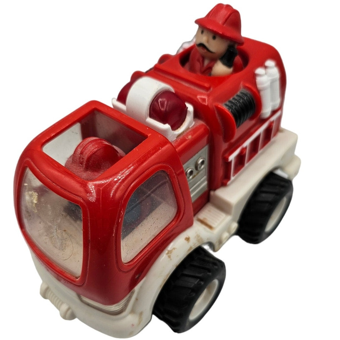 Vintage 1997 Jakks pacific Toy Red Firetruck Truck