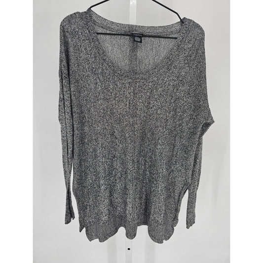 Rue 21 Womens Sz S Long Sleeve Dolman Sleeve Top Gray