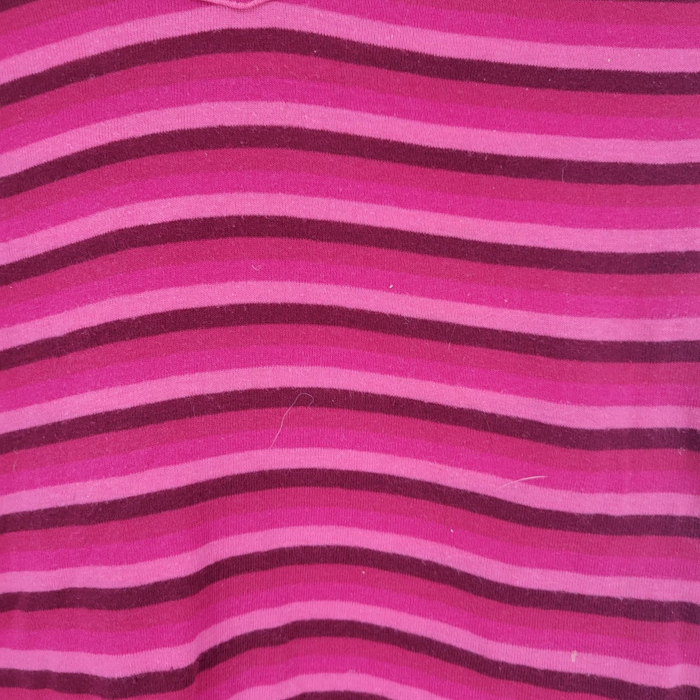 Y2K No Boundaries Juniors Sz M Short Sleeve V Neck Cotton T Shirt Pink Striped