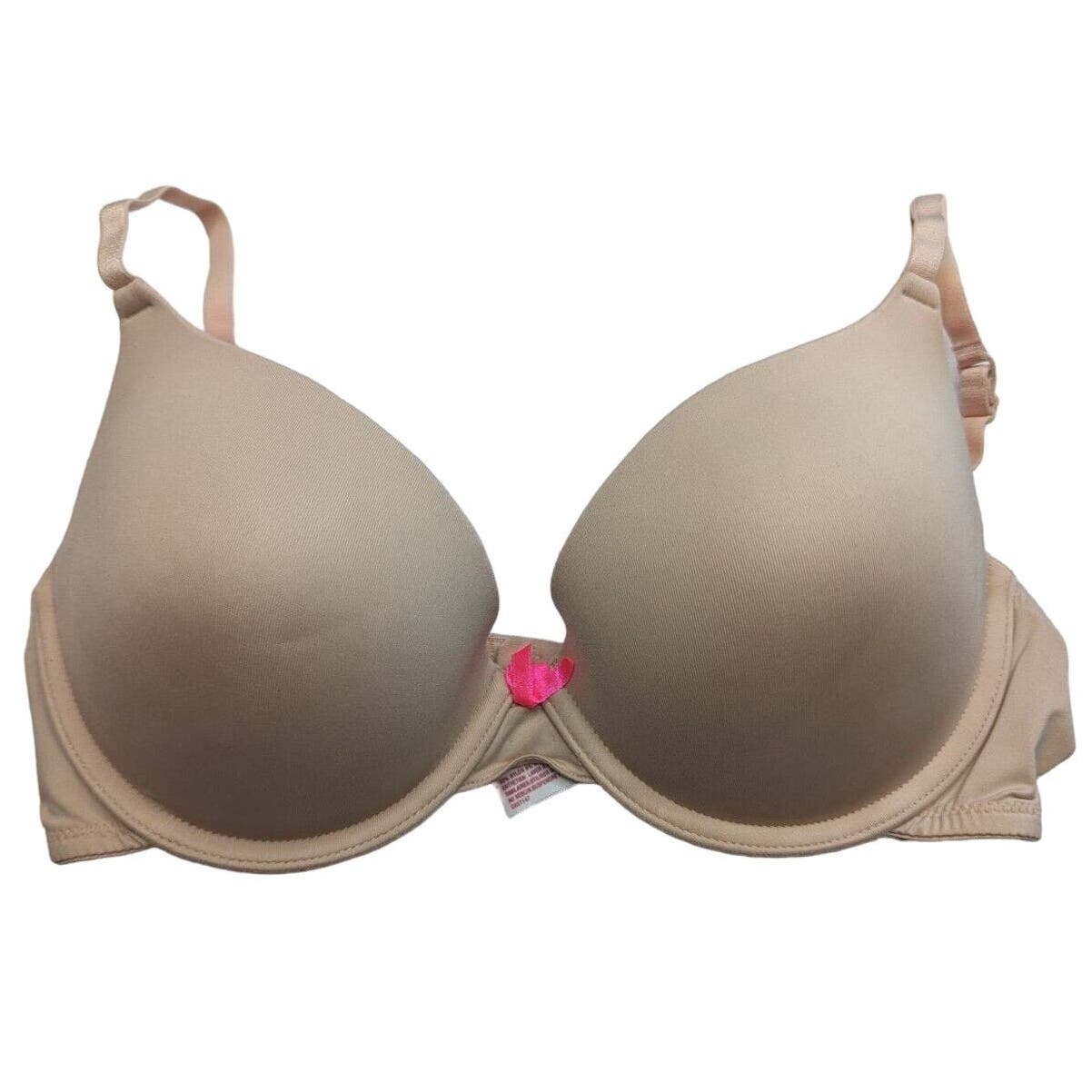 Xhilaration Womens Sz 38C Light Beige T Shirt Push Up Bra