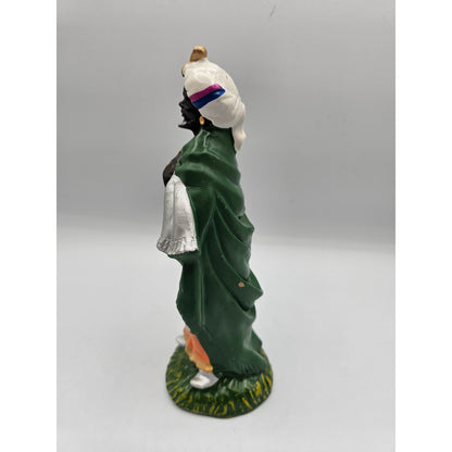 Vintage 1960s Paper Mache Christmas Nativity Figure Wiseman Depose Fontanini