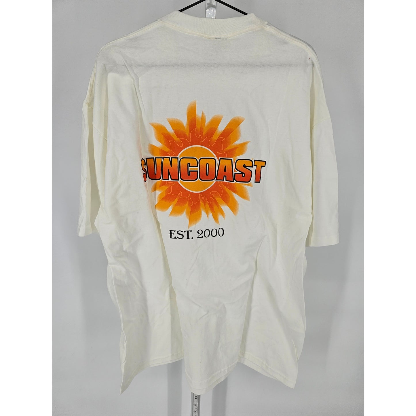 Vintage Y2K 2000 Suncoast Mens Sz XL T Shirt by Jerzees White Sun Print