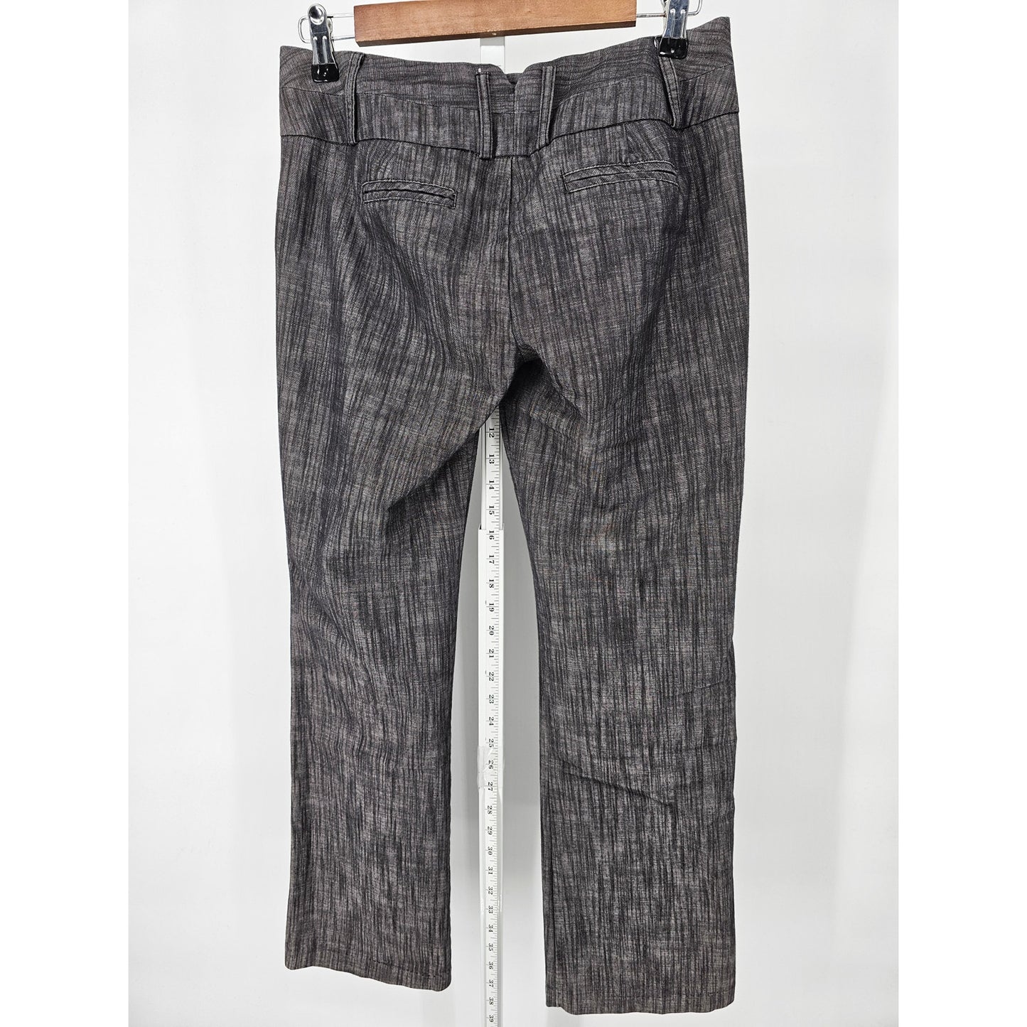 My Michelle Juniors Sz 5 Low Cut Bootcut Dress Pants Taupe Gray Brown