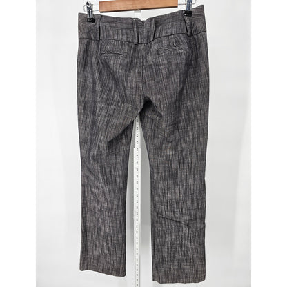 My Michelle Juniors Sz 5 Low Cut Bootcut Dress Pants Taupe Gray Brown