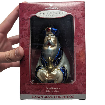 Hallmark Christmas Ornament Blown Glass Collection Frankincense Wise <an