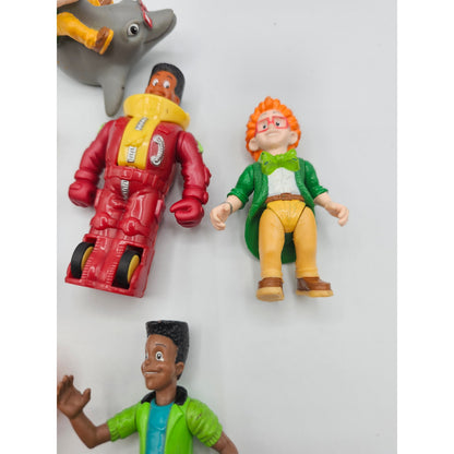 Vintage 1990s Burger King Kids Club PVC Action Figures Set of 6