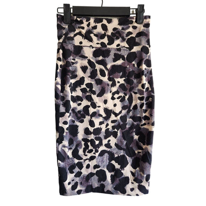 Vintage Y2K Charlotte Russe Womens Sz S Pencil Skirt Cheetah Animal print