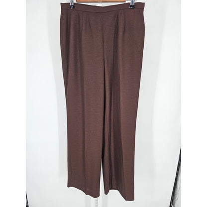 Collections for Le Suit Womens Sz 6 Straight Leg Dress Pants Brown NEW