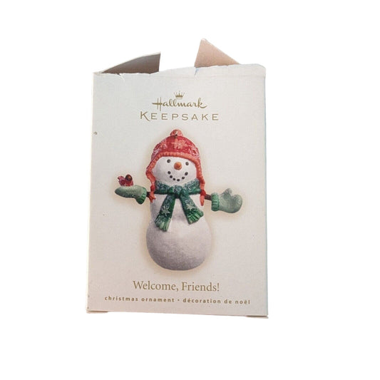 Hallmark Keepsake Ornament Welcome Friends Snowman 2007