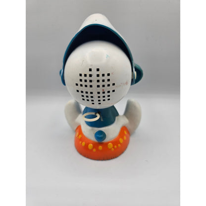 Vintage Silly Talk Up Talking Smurf Pullstring Toy ~ Working