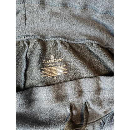 Cuddl Duds Womens Sz M Ultracozy Jogger Sweatpants Pants Slate Blue