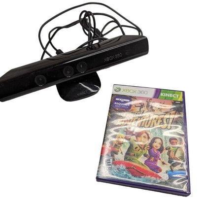 XBOX 360 Kinect Sensor Bar 1414 and Adventures Game