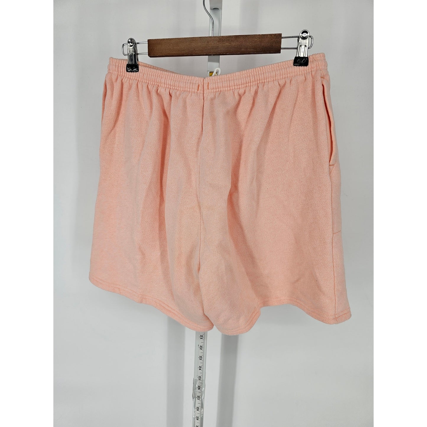 Vintage 1990s Hanes Womens Sz S Pull On Elastic Waist Shorts Light Pink