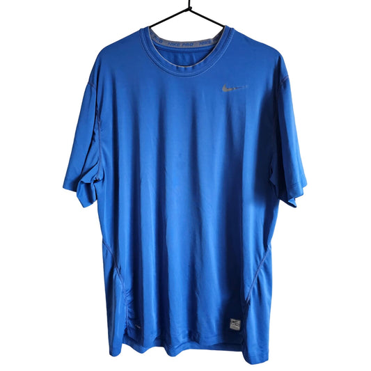 Nike Pro Mens Sz XL Short Sleeve athletic T Shirt Blue