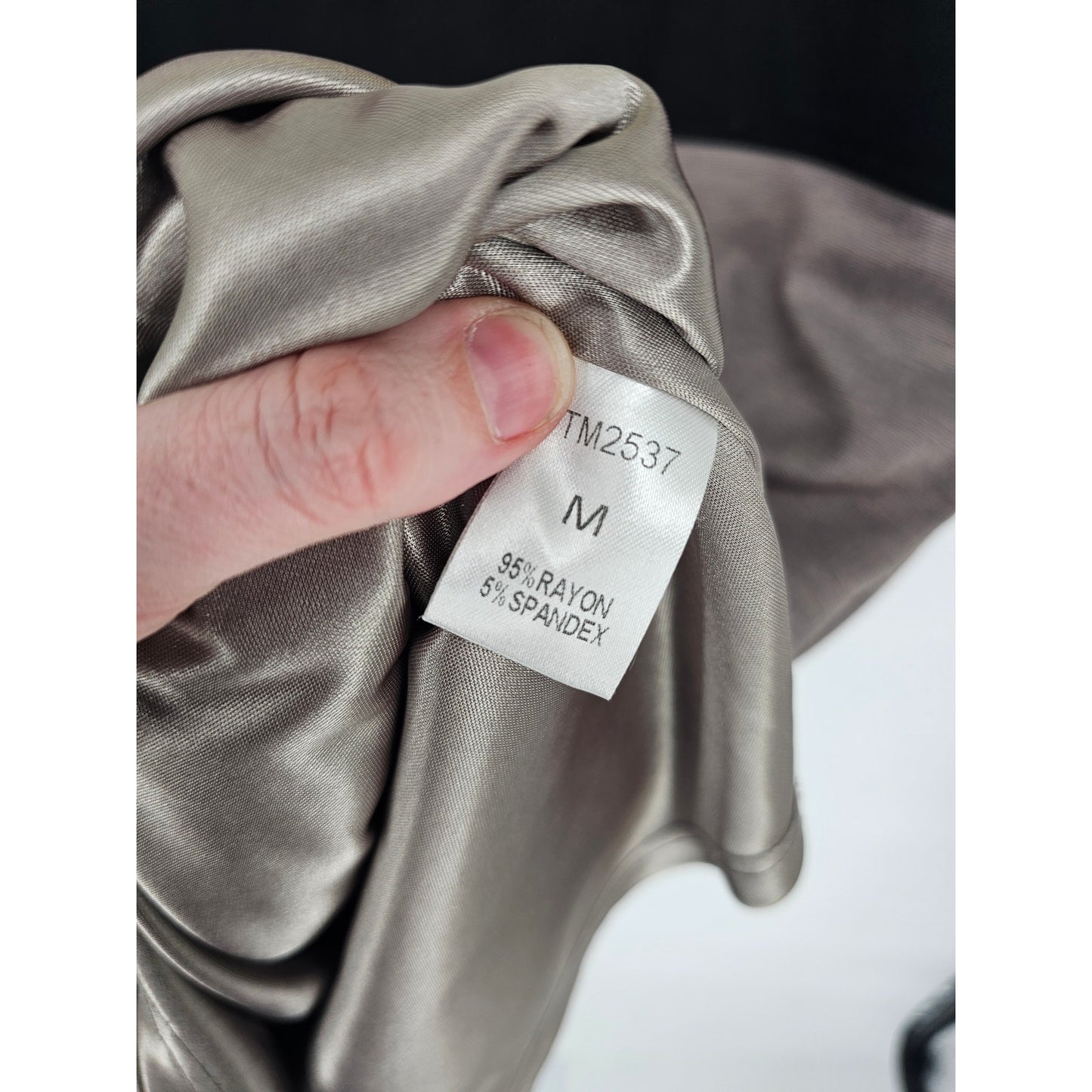 THML Womens Sz M Knee Length Mod Color Block Dress Lime Green Gray Sleeveless