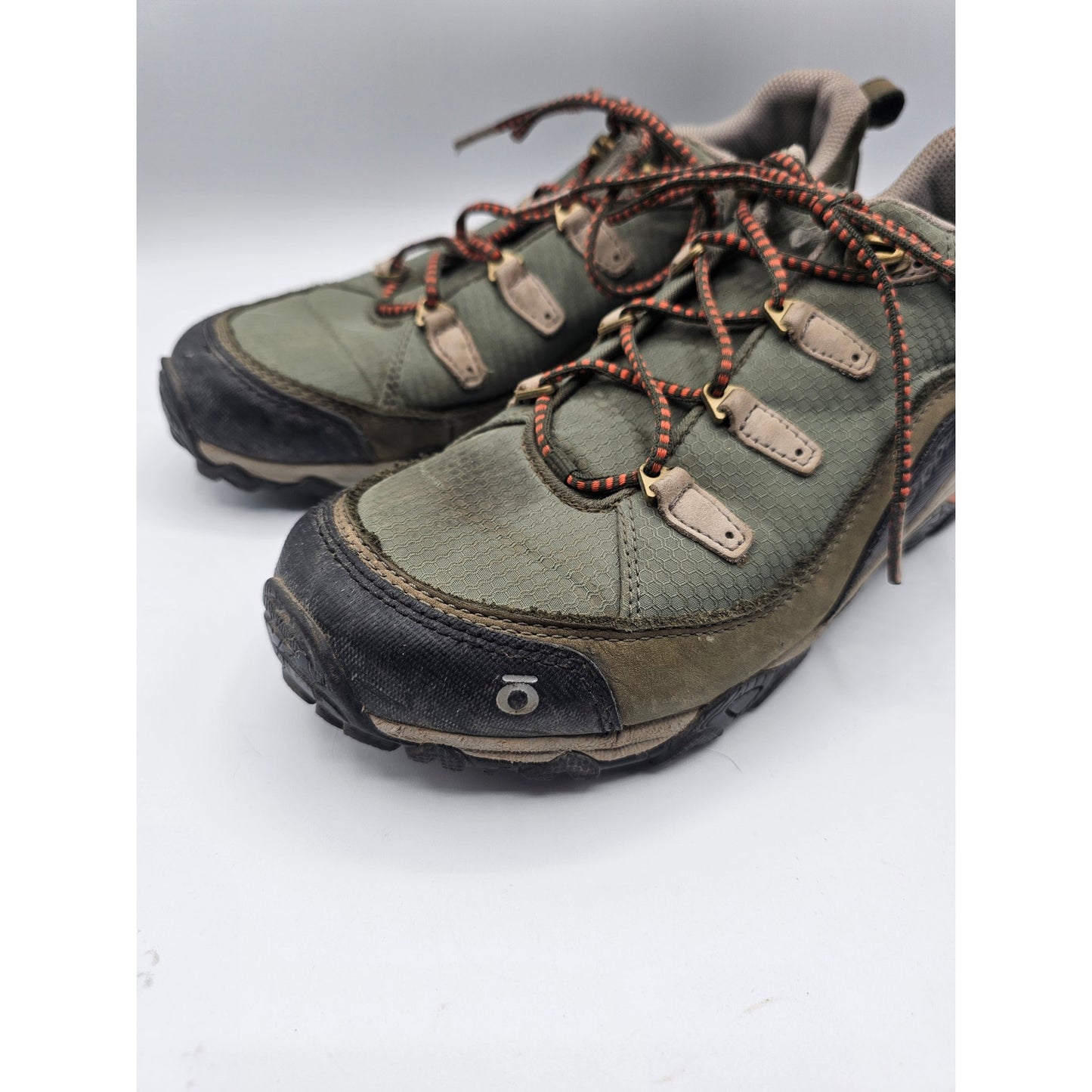 Oboz Juniper Women Low Running Trekking Hiking Trail Shoes Size 7.5 Green