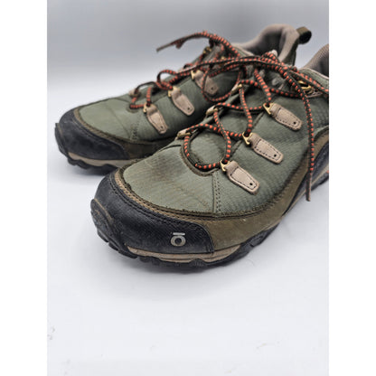 Oboz Juniper Women Low Running Trekking Hiking Trail Shoes Size 7.5 Green