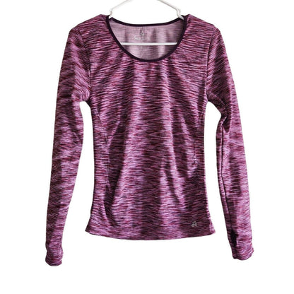 Soho sport Womens Sz M Long Sleeve Athletic T Shirt Purple