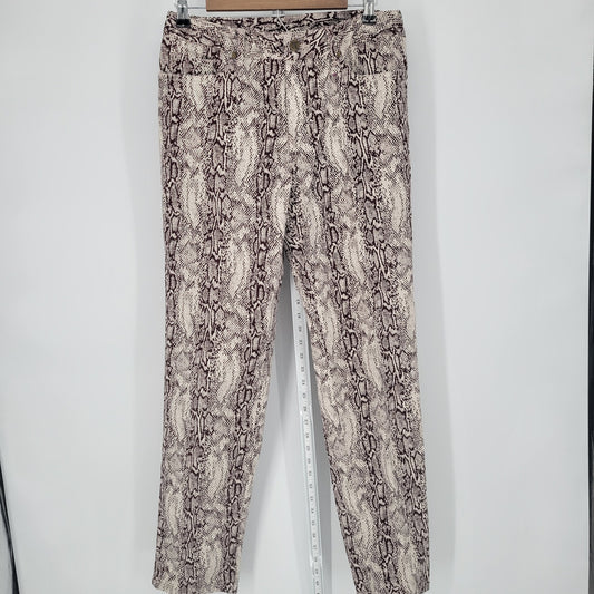 Renee Greenstein Womens Sz 8 Straight Leg Snakeskin Snake Animal Print Jeans