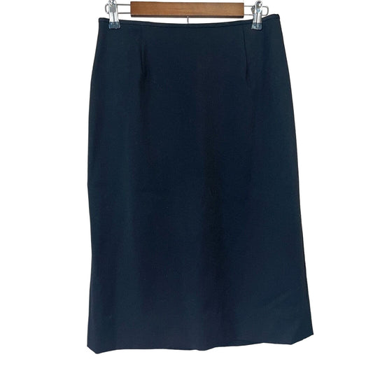 Spencer Tylar Womens Sz 10P Petite Knee Length Skirt Black