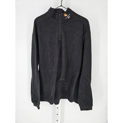 Team USA Sz XL Salt Lake City Olympics 1/4 Zip Fleece Jacket Black