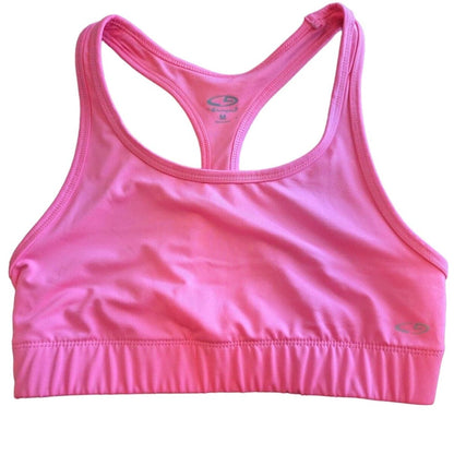 Champion Womens Sz M Compression Sports Bra Bubblegum Pink