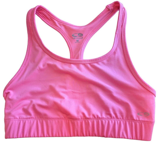 Champion Womens Sz M Compression Sports Bra Bubblegum Pink