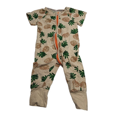 Kids Tales Baby Unisex Sz 12M One Piece Outfit Pineapple Print Zip Up