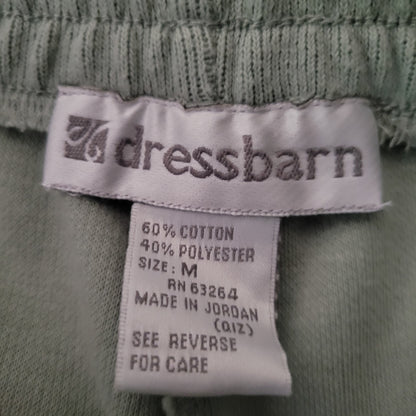 Dressbarn Womens Sz M High Waist Pull On Dress Pants Sage Green