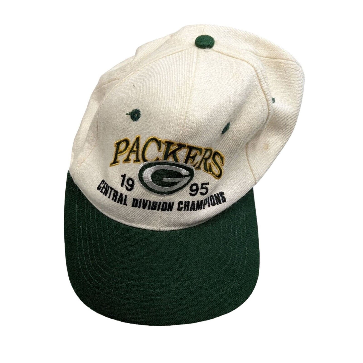 VTG Green Bay Packers NFL 1995 NFC Central Div Champs SNAPBACK Hat