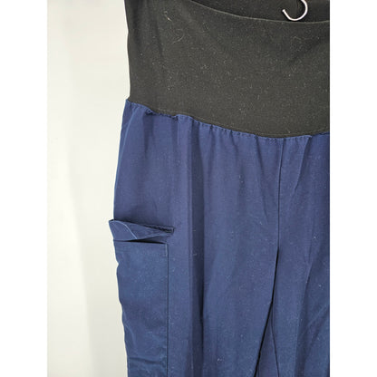 Ave by Medline Womens Sz M Pull On Scrub Pants Dark Blue