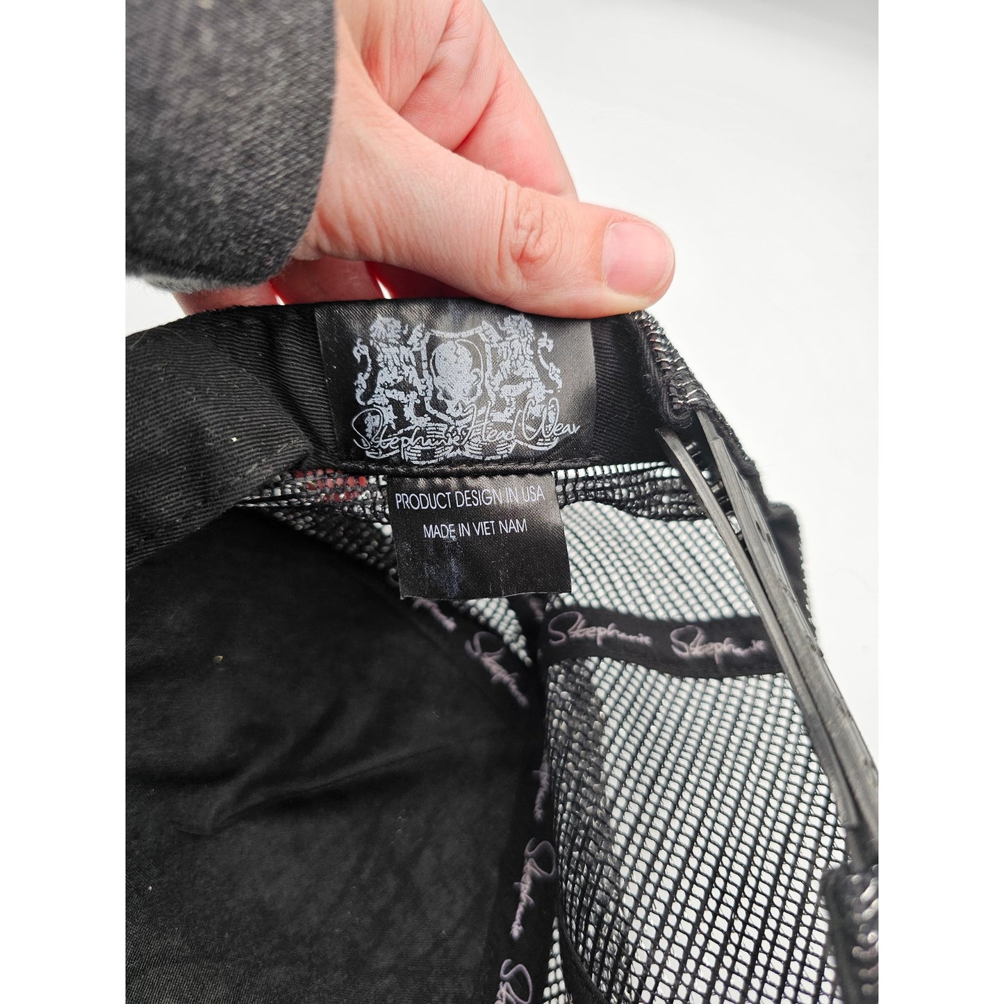 Stephanie HeadWear Embellished Rhinestones Skull Love Roses Cap Hat