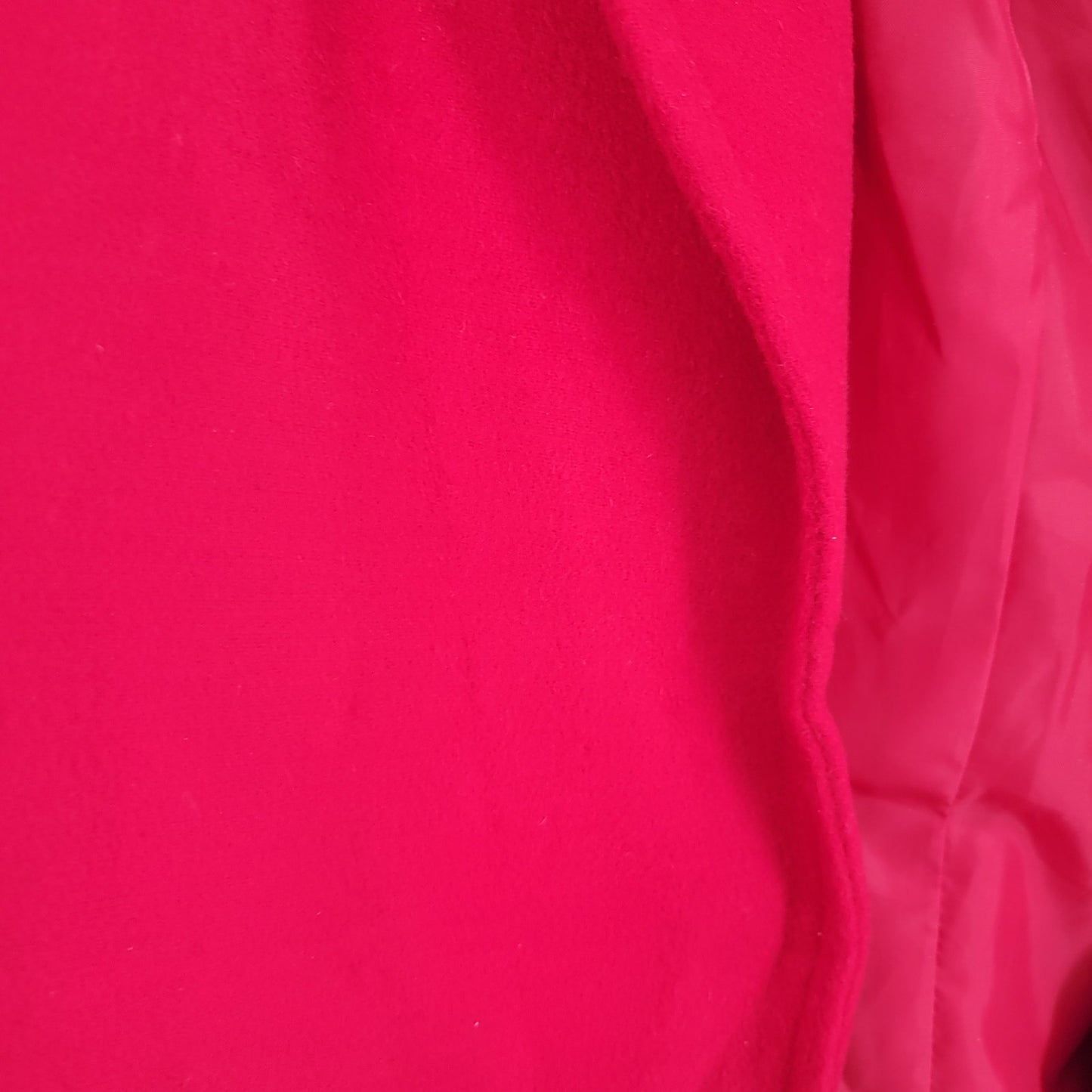 Peck & Peck Womens Sz 14 Wool Cashmere Blend Blazer Jacket Cherry Red