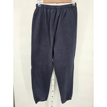 Vintage Pacer Womens Sz S Jogger Sweatpants Pants Cotton High Waist Navy Blue