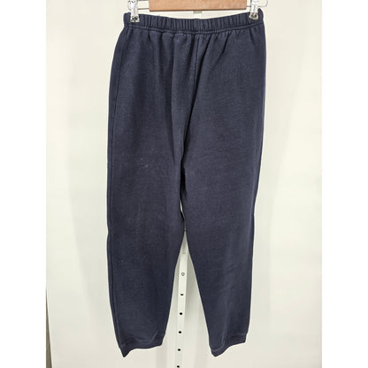 Vintage Pacer Womens Sz S Jogger Sweatpants Pants Cotton High Waist Navy Blue