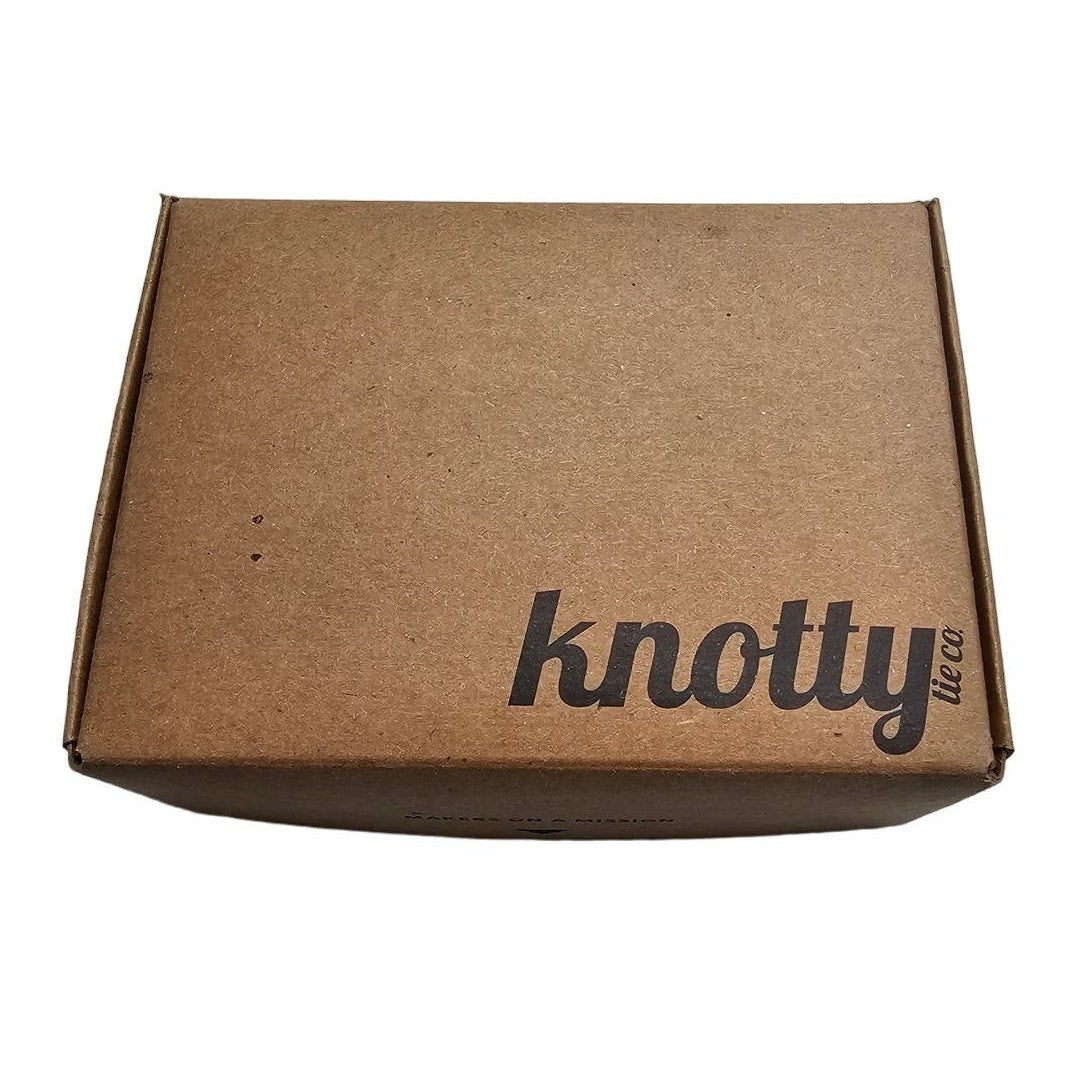 Knotty Tie company Mens Necktie St Bernard Dog Print Green