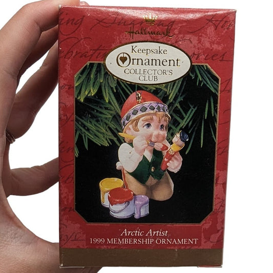 Hallmark Keepsake Christmas Ornament 1999 Membership Arctic Artist