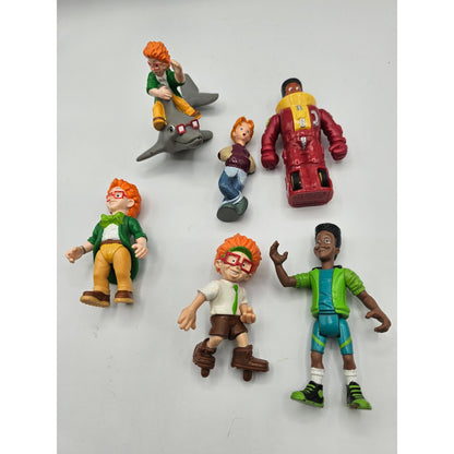 Vintage 1990s Burger King Kids Club PVC Action Figures Set of 6