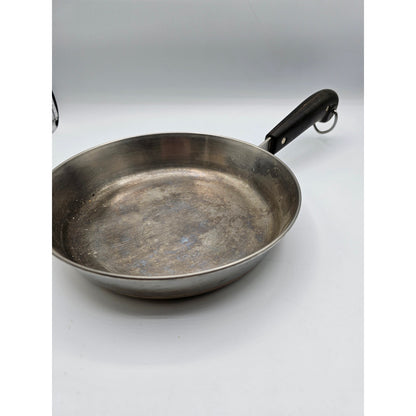 Vintage Revere Ware Skillet Fry Pan Pre 1968 Copper Clad Stainless Steel 8 in