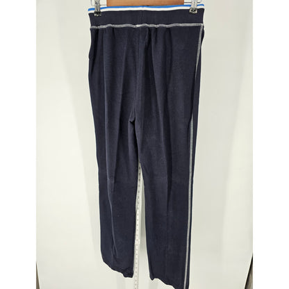 New York Laundry Womens Sz S 100% Cotton Navy Blue Lounge Pants Sweatpants