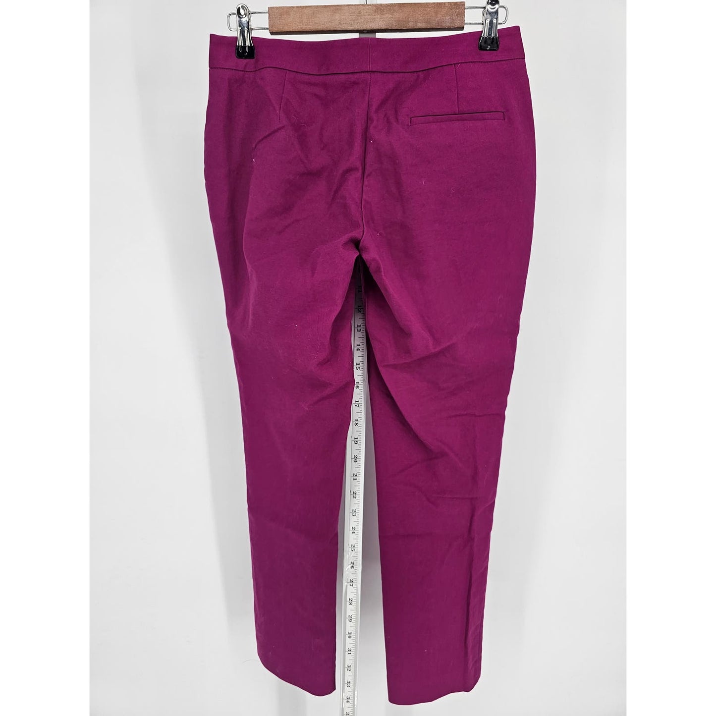 Vince Camuto Womens Sz 0 Straight Leg Career Pants Purple