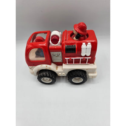 Vintage 1997 Jakks pacific Toy Red Firetruck Truck