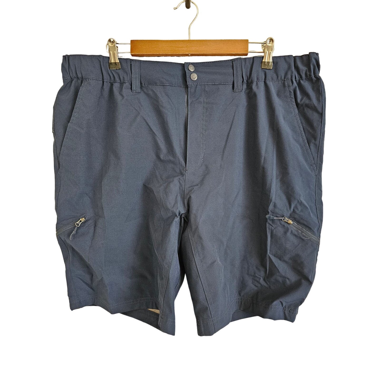 Reel Life Mens Sz XXL Fishing Athletic Shorts Dark Blue Lined